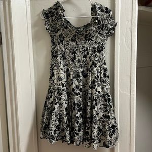 Tropical off the shoulder American eagle dress
